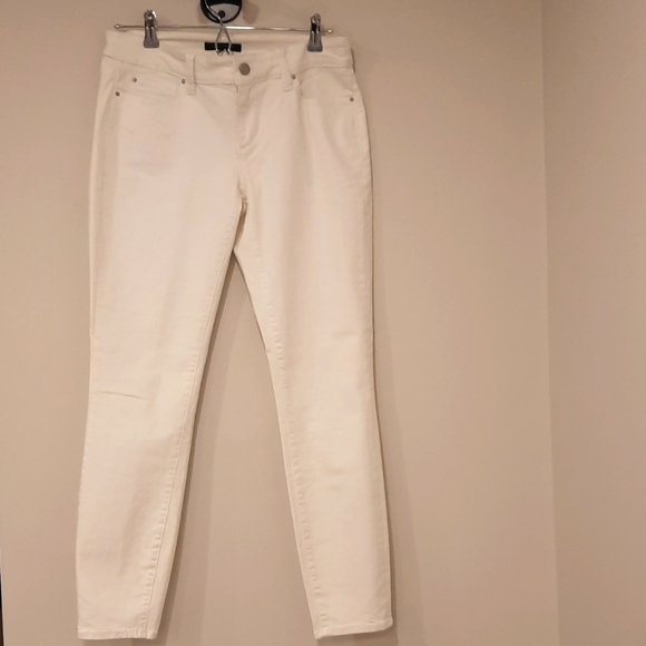 Ann Taylor Sculpting Pocket Mid Rise Skinny Jeans In Velvet - Picture 1 of 7